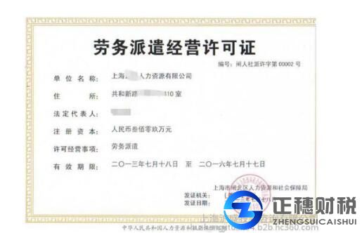 辦理勞務派遣許可